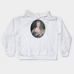 Girl in the Fireplace Kids Hoodie